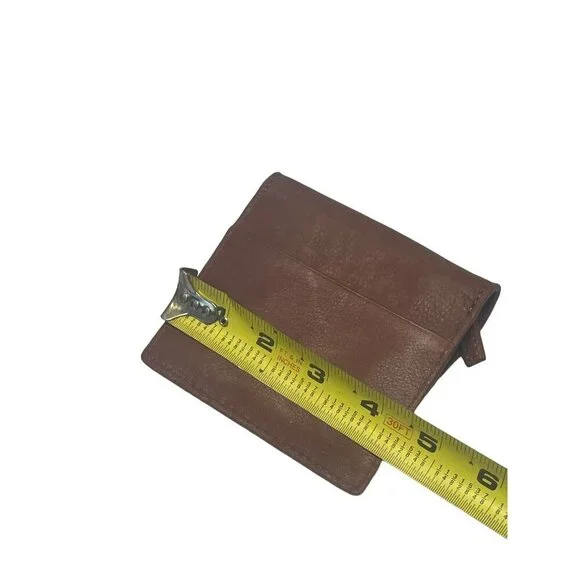 American Leather Co Women’s Brown Leather Wallet - Picture 3 of 7